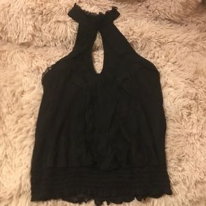 XOXO Keyhole Cutout Top